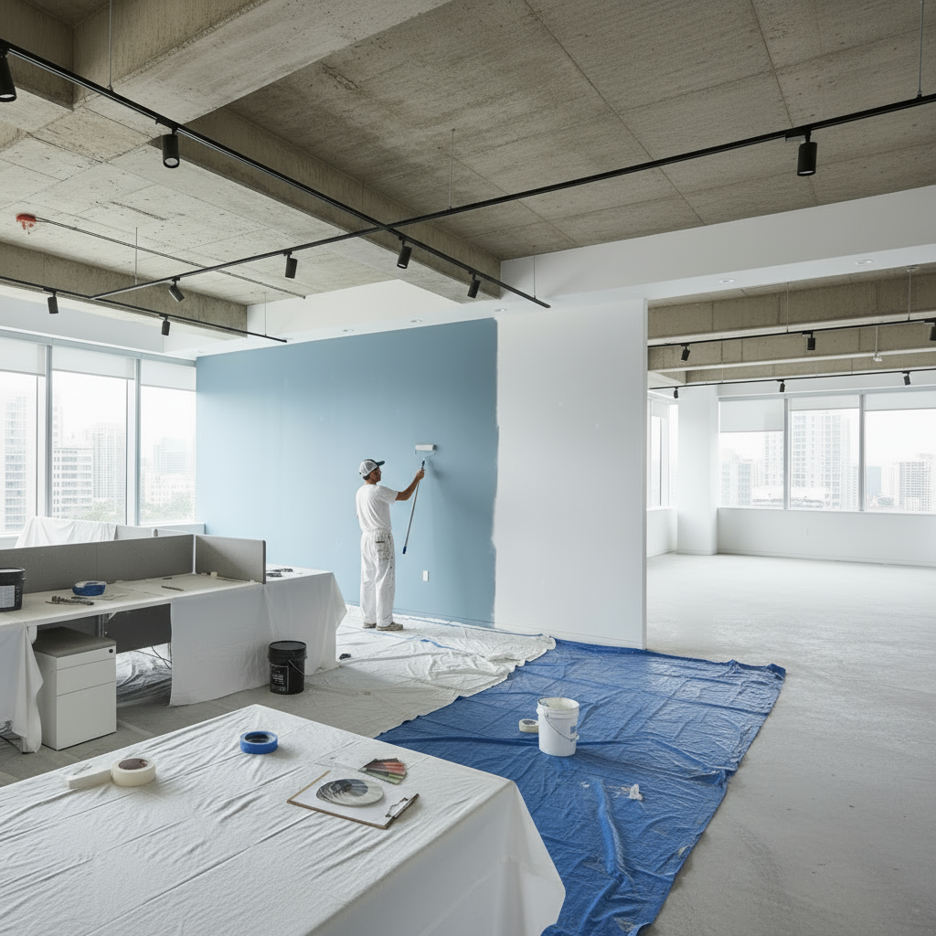 Dallas home exterior painting transformation by Terra Renovations, showing faded paint refreshed with new professional coating.