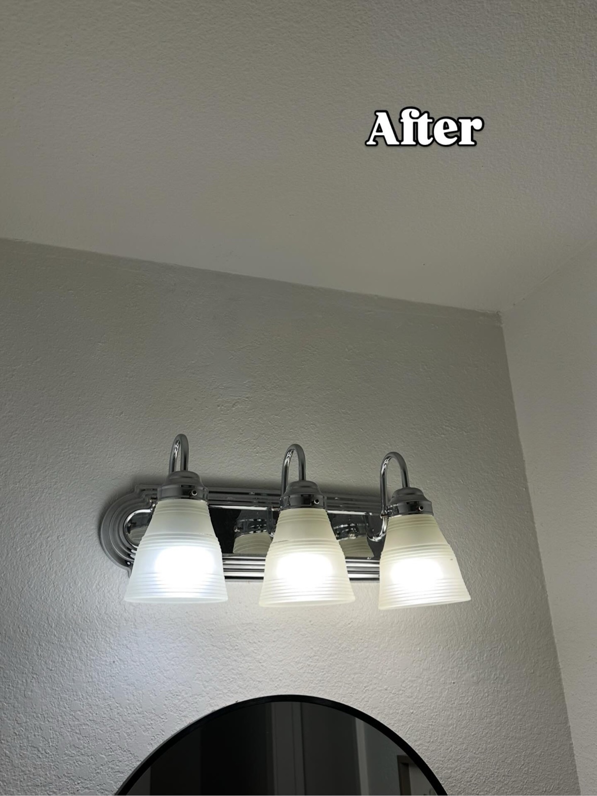 Wall repaired and skim-coated by Terra Renovations, drywall repair in Dallas TX