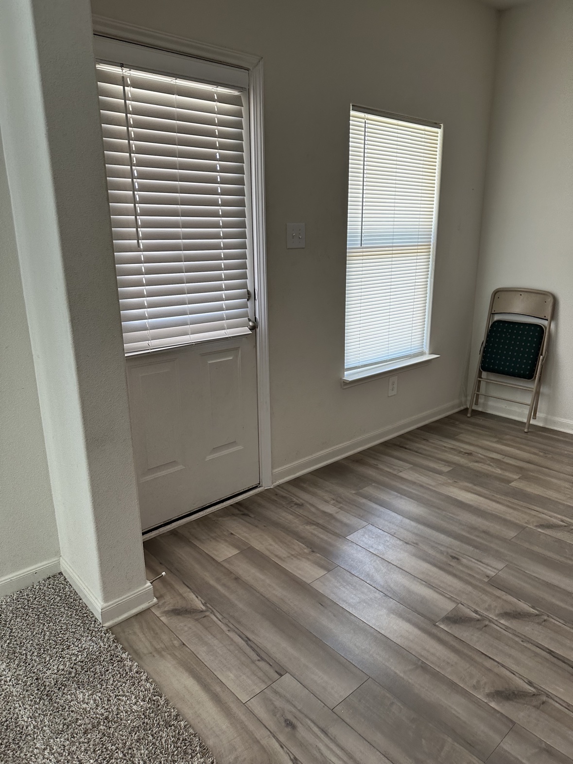 New wood-look flooring installed in Texas home by Terra Renovations